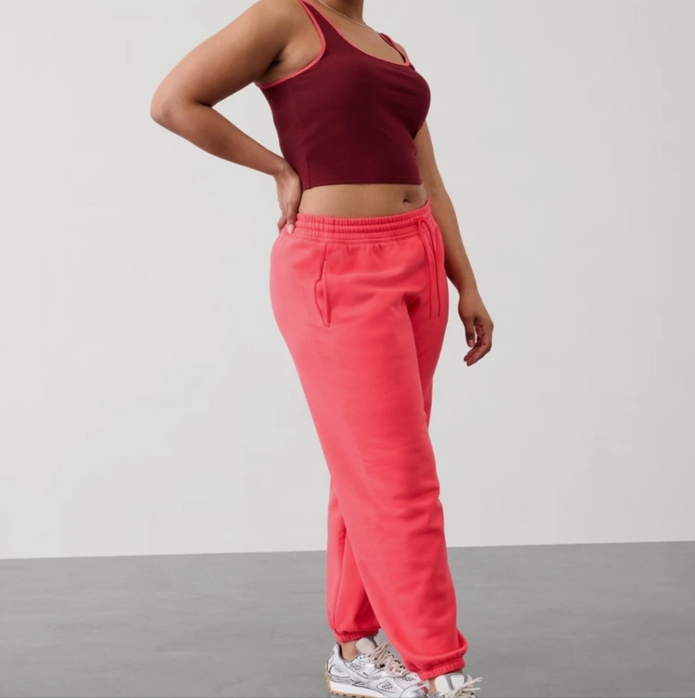 ATHLETA Mid Rise Easy Fleece Jogger Sweatpants
